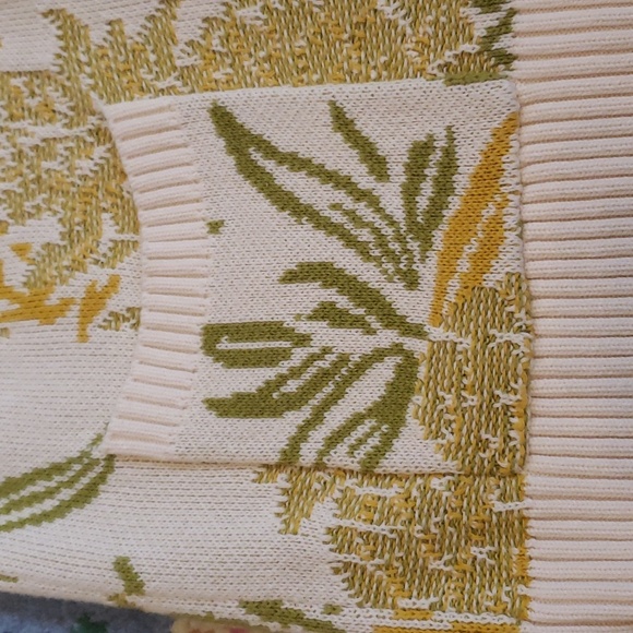 Anthro Maeve Pineapple Shawl Cardigan - Picture 5 of 11